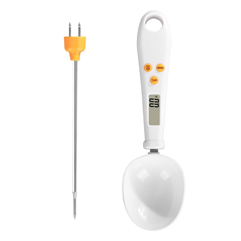 2in1 Electronic Kitchen Scale 500g/0.1g LCD Measuring Spoon Scale Flour Sauce Weighing Spoon Food Thermometer Measuring Tools