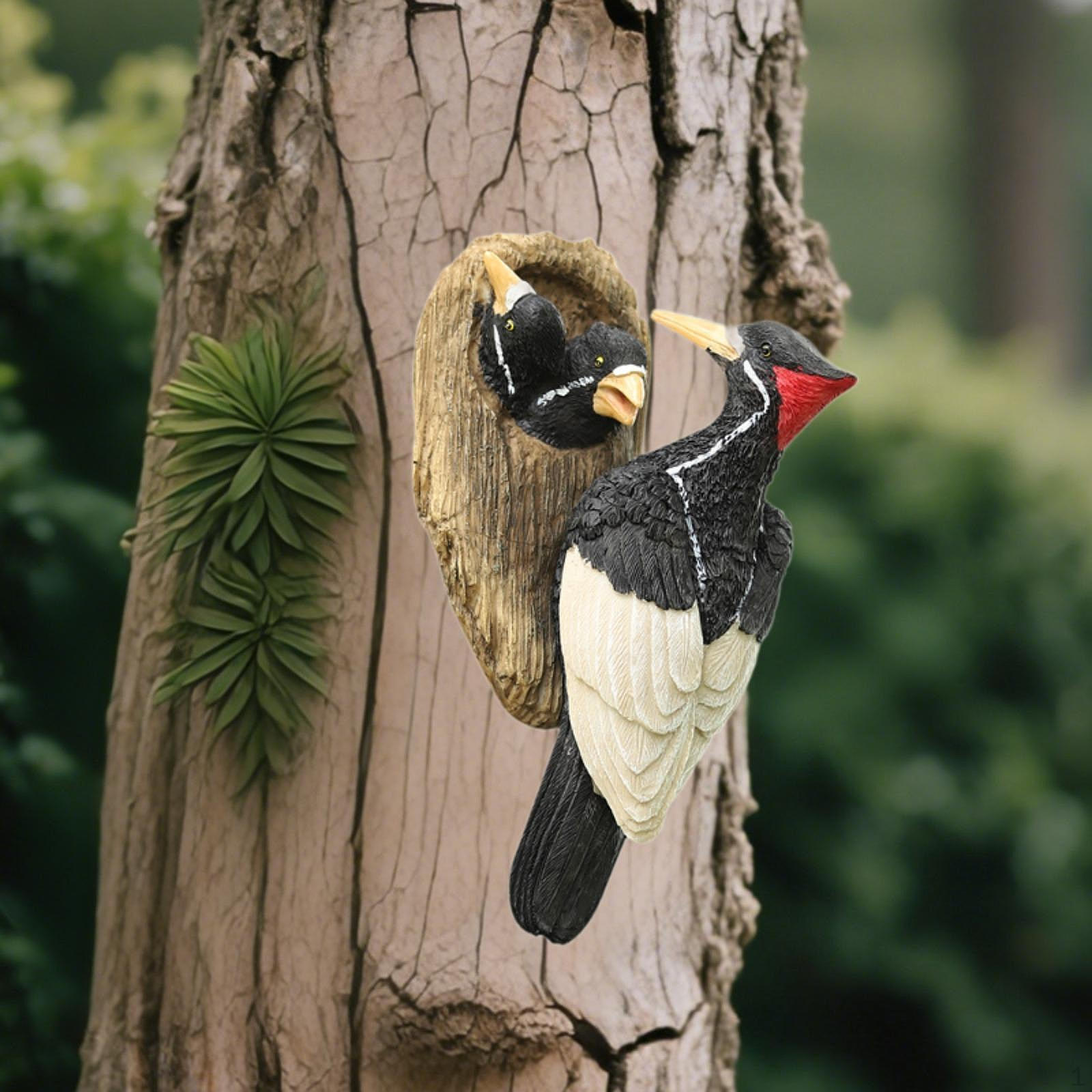 

Simulated Tree Hugger Statue Resin Craft Versatile for Balcony and Wall Decor Waterproof Lightweight