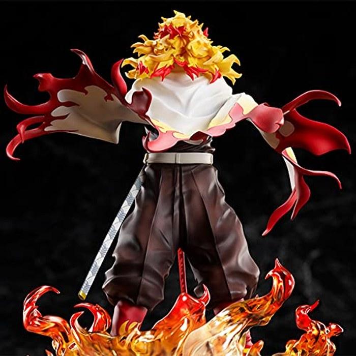 Aniplex Jump Demon Slayer: Kimetsu no Yaiba The Movie: Mugen Train Rengoku Kyoujurou 1/8 Scale Figure (White/Red/Yellow/Brown/Skin Tone)
