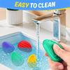 6PCS Fidget Toys Sensory Stone Set Soft Textured Worry Stones for Autism Calming Silicone Sensory Autism Toys for Anxiety Relief