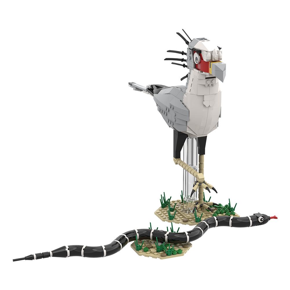 Gobricks MOC The Killer Queen - SecretaryBird Constructing Blocks Playthings Presents