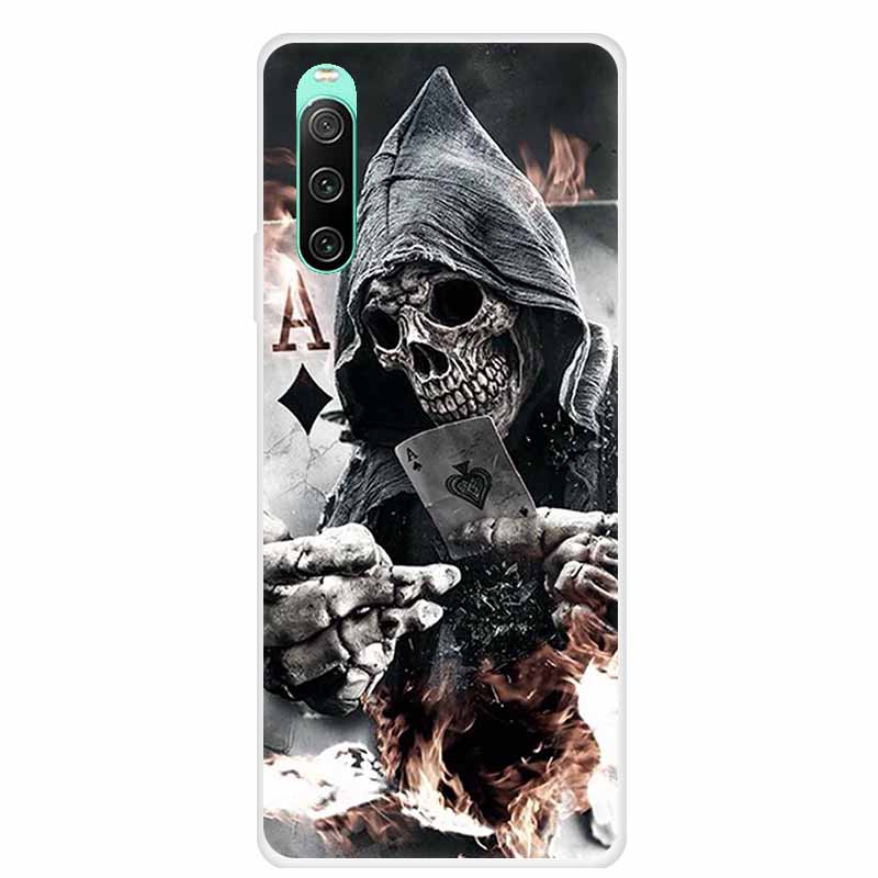 For Sony xperia 10 IV Case 1 IV 10 iV Clear Fashion Soft TPU Silicone Back Case For Sony Xperia 10 1 5 III Cover Funda Shell Cat