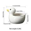 Cute Duck Flower Pot Succulent Pot Ceramics Planter Home Decor Desktop Ornaments Bonsai Plant Pot Garden Decoration