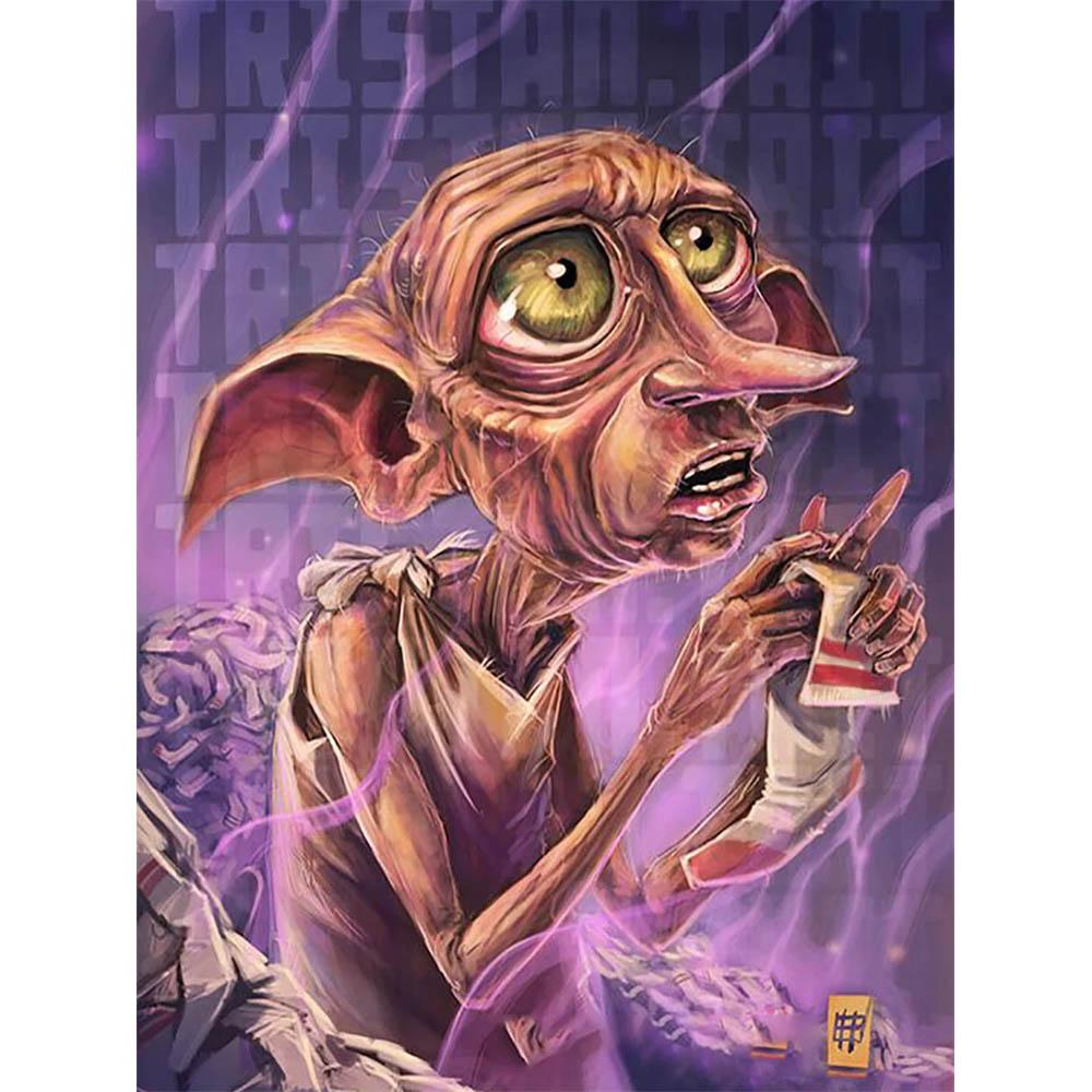 5D DIY Harry Potter Diamond Painting Elf Dobby Hogwarts School of Witchcraft and Wizardry Cross Embroidery Mosaic Art Gift