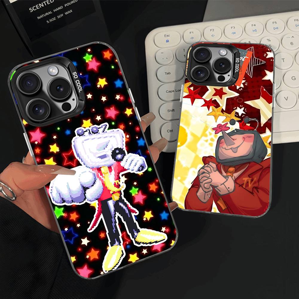 Tenna D-DeltaruneS Phone Case For iPhone 15,17,11,14,13,16,12,E,Max,Plus,Air,Pro,Mini Black Matte Cover