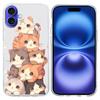 For iPhone 16 Case Pattern Printing Shockproof Soft TPU Phone Cover