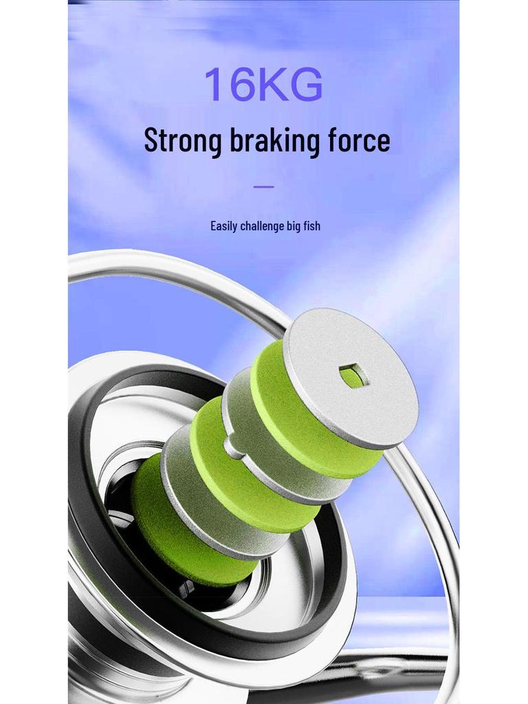 All-Metal Spinning Reel with Slanted Line Cup for Long-Cast Smooth Lure, Sea, and Rock Fishing.