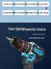 Multi-Purpose Electric Drill & Screwdriver Set with Impact Function