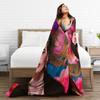 F-Frida K-Kahlo Art Knitted Blanket Paintings Fuzzy Throw Blanket Summer Air Conditioning Printed Soft Warm Bedspreads,