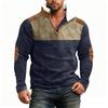 Spring And Men's Standing Collar Sweatshirt Is Outdoor Casual Sweaters Tops
