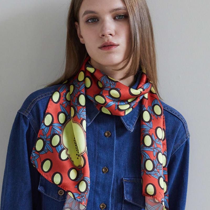 ANA MAISON New jeans Long Petit Silk Scarf [PML-1412]