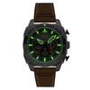 AVI-8 Hawker Hunter Atlas Dual Time Chronograph 43mm Men's Watch - 12-sided Stainless Steel Case, Japanese Quartz Movement, Dual Time & 12-Hour