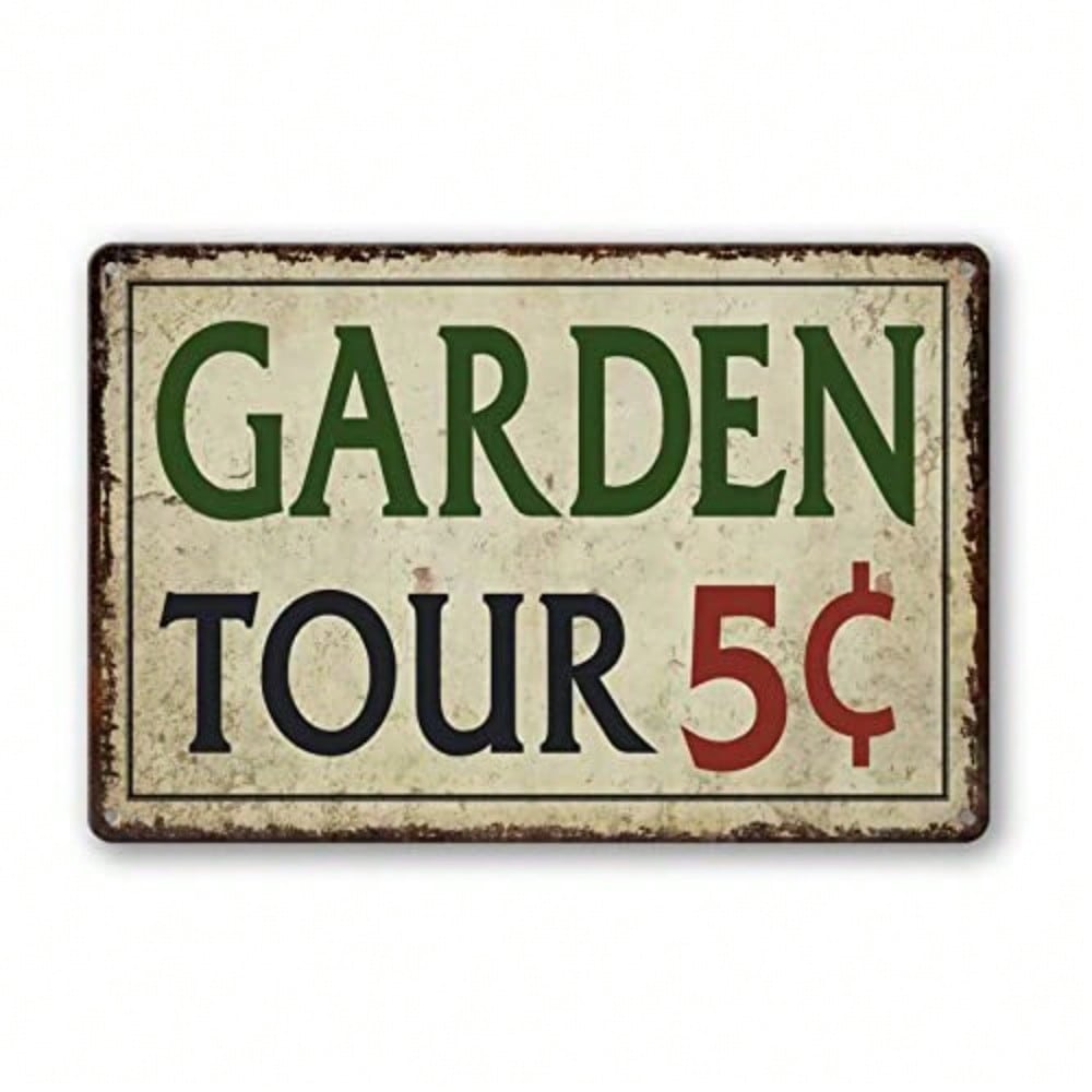 Vintage Retro Metal Tin Sign Outdoor Garden Patio Home Wall Decor
