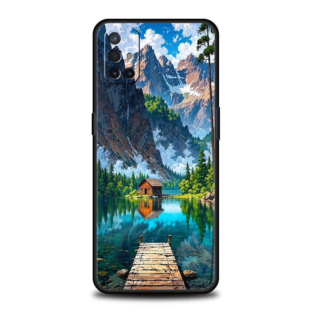 Landscape Japan Series Scenery Phone Case For OnePlus 13 12 11 10 9 8 7T Pro 13R 12R 10R 9RT 8T Nord N200 N30 2T CE 2 3 5G Cover