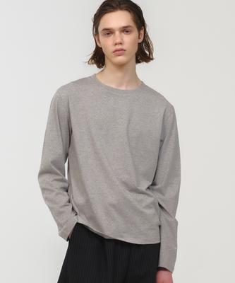 MOONSUN Mj Unisexe, T-shirt Manches Longues Oversize / Gris