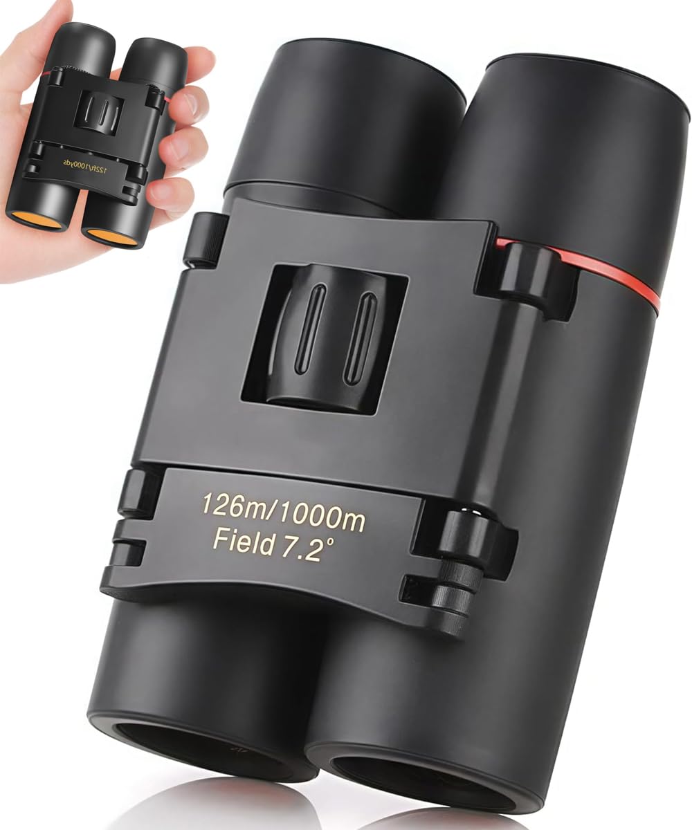 

20x Magnification Binoculars for Live Performances, Opera Glasses, Industry-Leading BAK4 Optical Lenses & FMC Multi-Layer Coating, Anti-Vibration,