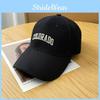 Solid Simple Color Letter Embroidery Women Summer Casual Sunshade Cap Baseball