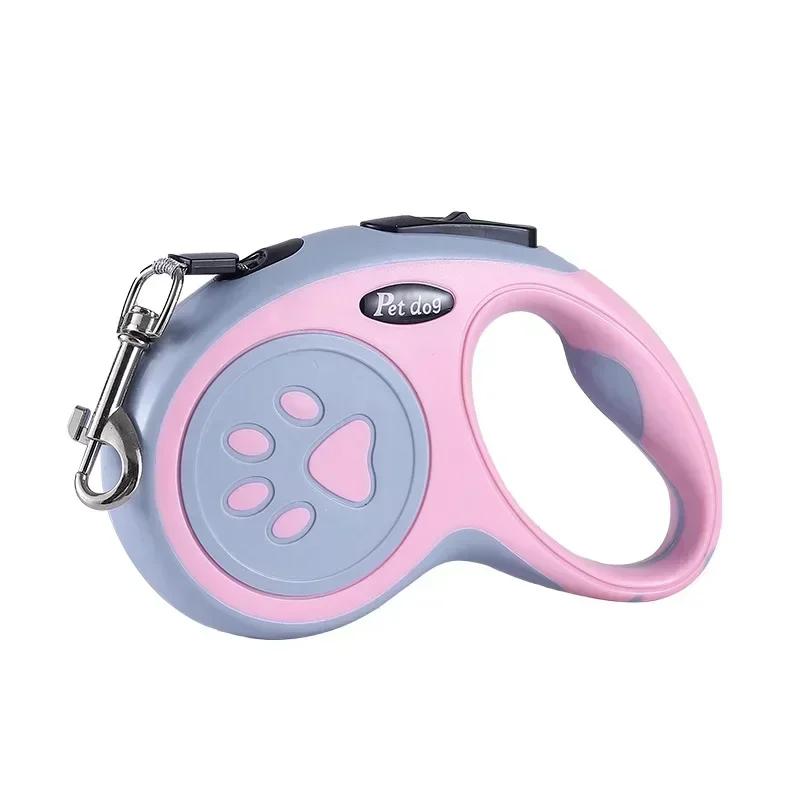 3M Nylon Retractable Dog Leash Automatic Extending Lead for Small Medium Dogs Puppy Cat Walking Running Pet Training Durable
