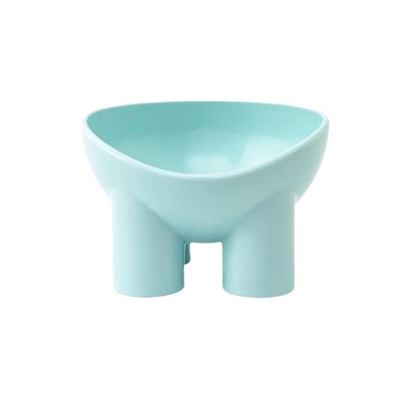 Large Anti-Tip Slanted Pet Bowl with High Legs for Cats and Dogs