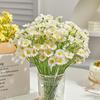 6PCS Chamomile Artificial Flowers Small Daisy Table Silk Flower Bouquet Photography Props DIY Party Home Living Room Decoration