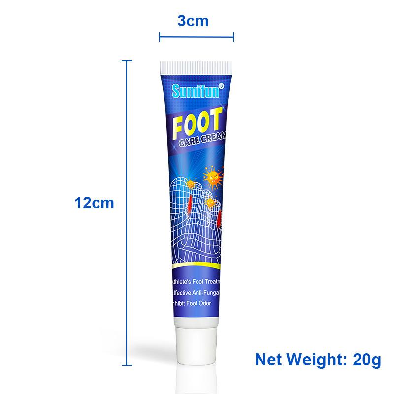 Sumifun 20/40/100 ML Household Foot Odor Cream Ointment Foot Care Discomfort Care Beriberi Foot Exercise Foot Sweat Odor Cleaning Refreshing.