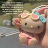 Sanrio Hello Kitty Doll Keychain Cartoon Kt Cat Plastic Pendant Bag Decoration Ornaments Toys Birthday Girl Gifts