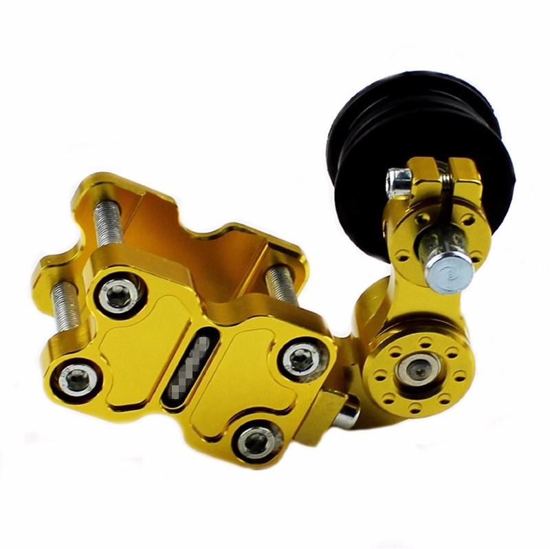 Universal Golden Aluminum Adjuster Chain Tensioner Bolt On Roller Motorcycle Chopper ATV Pit Bike