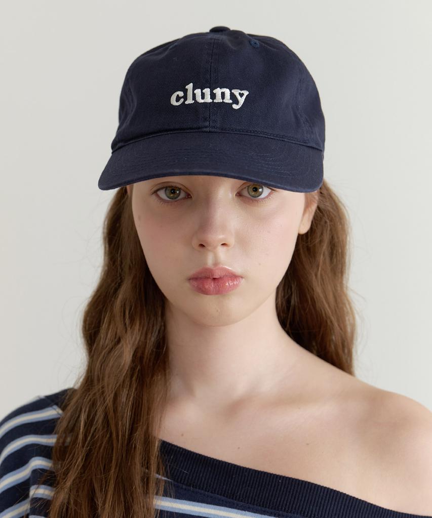 CLUNY Cluny Logo Ball Cap - Navy