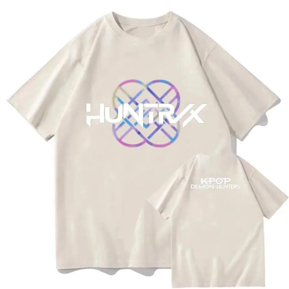 New Hot Kpop Demon Hunters T-shirts Mira Rumi Zoey Huntrix Fashion Women Girls Summer Tee Shirt Unisex Casual Short Sleeve Tops