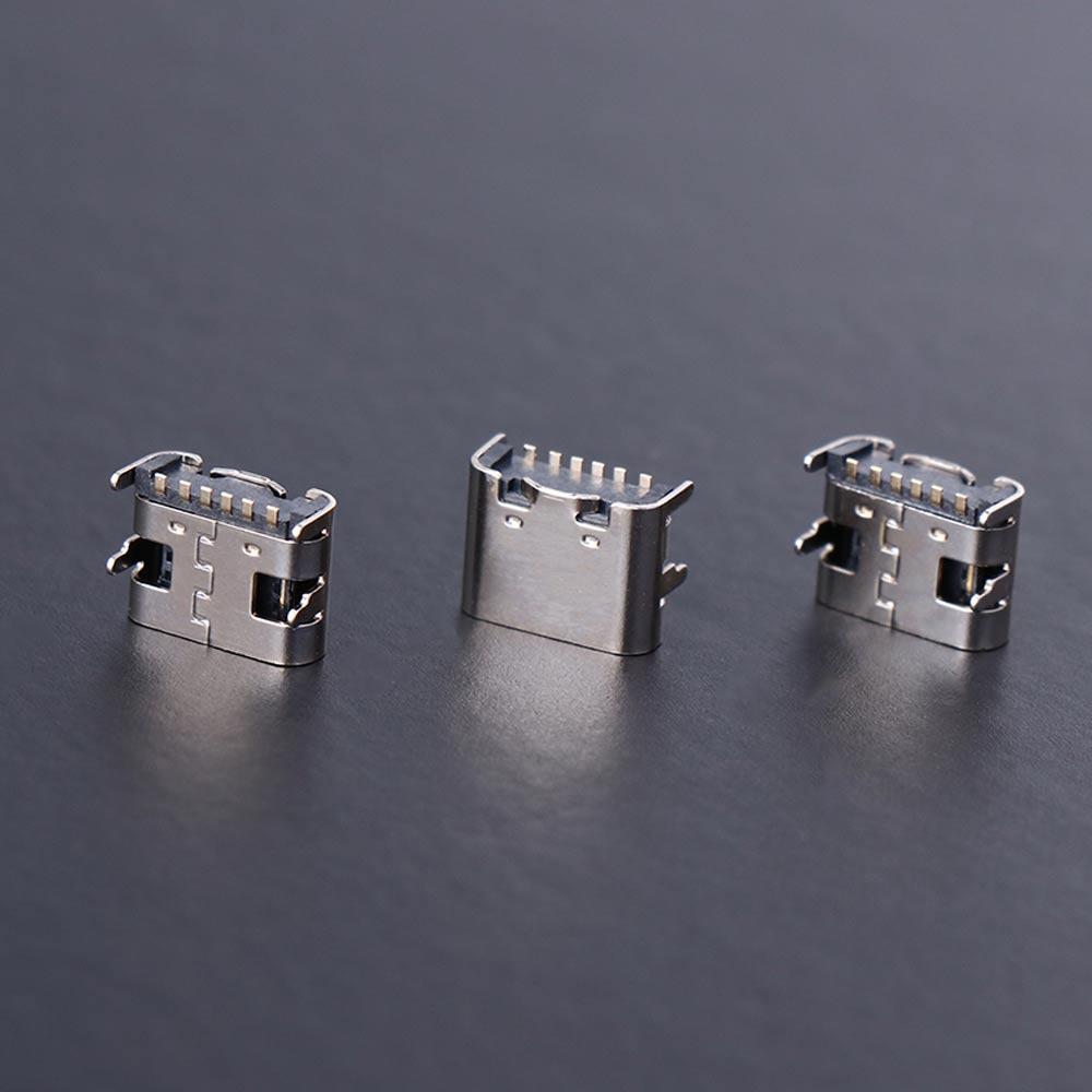 Connector Mobile Phone 6 Pin Female Connector Charging Socket Type C Socket Connector Type-C Female
