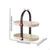 Cosmetic Storage, Bathroom Organizer, Two-Tier Perfume Holder, Display Stand for Bedroom And Living