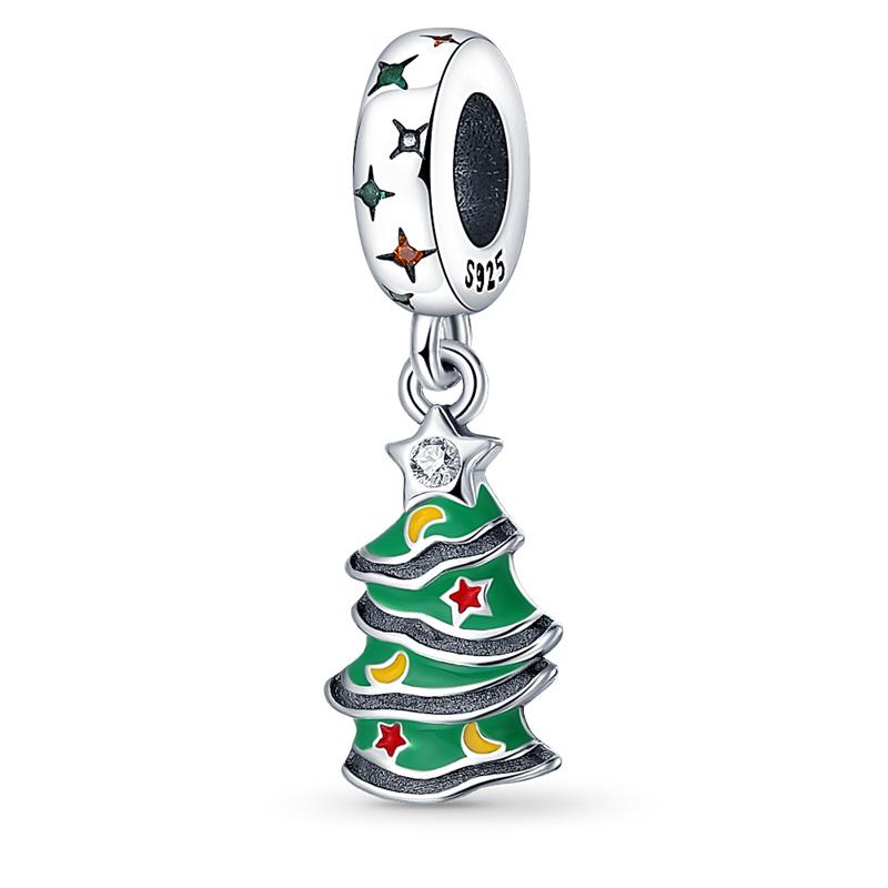 

New 925 silver Christmas series bead women s holiday jewelry gift suitable for DIY al