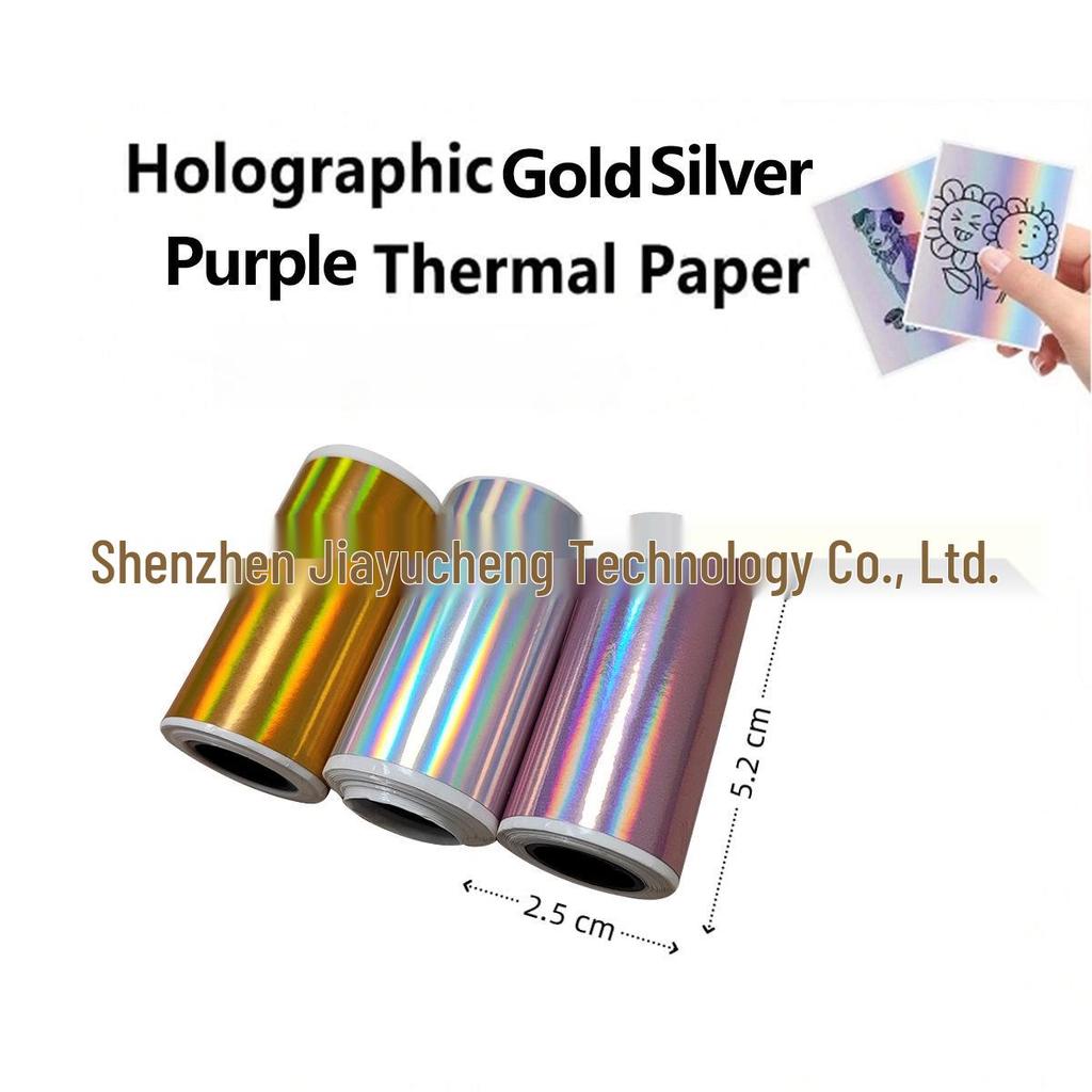 Kreatives, farbenfrohes, holografisches, laser-thermisches Etikettenpapier für den Druck von Kinderkameras