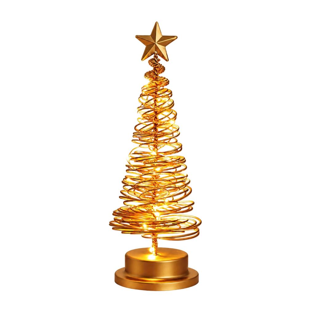 Christmas Tree Night Light, Star Decorative Lamp for Holiday Room Table Ornament and Home Decor