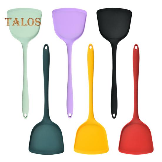 Silicone Spatula Wide Cookware Hanging Hole Design Practical Silicone Chinese Spatula Kitchenware Cooking Utensils