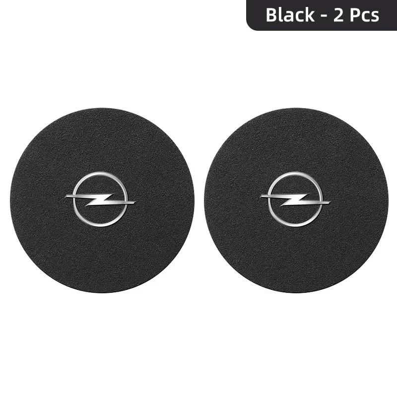 Car Coaster Water Cup Holder Anti-Slip Pad Suede Accessories For Opel Astra Insignia Corsa Zafira Meriva Mokka Vivaro Vectra Kcz423