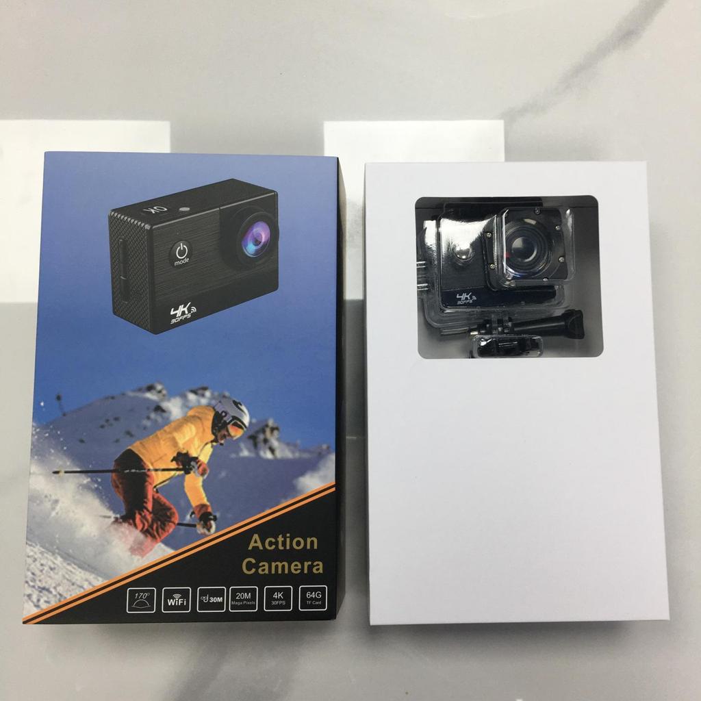 4K Dual-Screen Waterproof Action Camera for Cycling, Climbing, and Surfing with WiFi