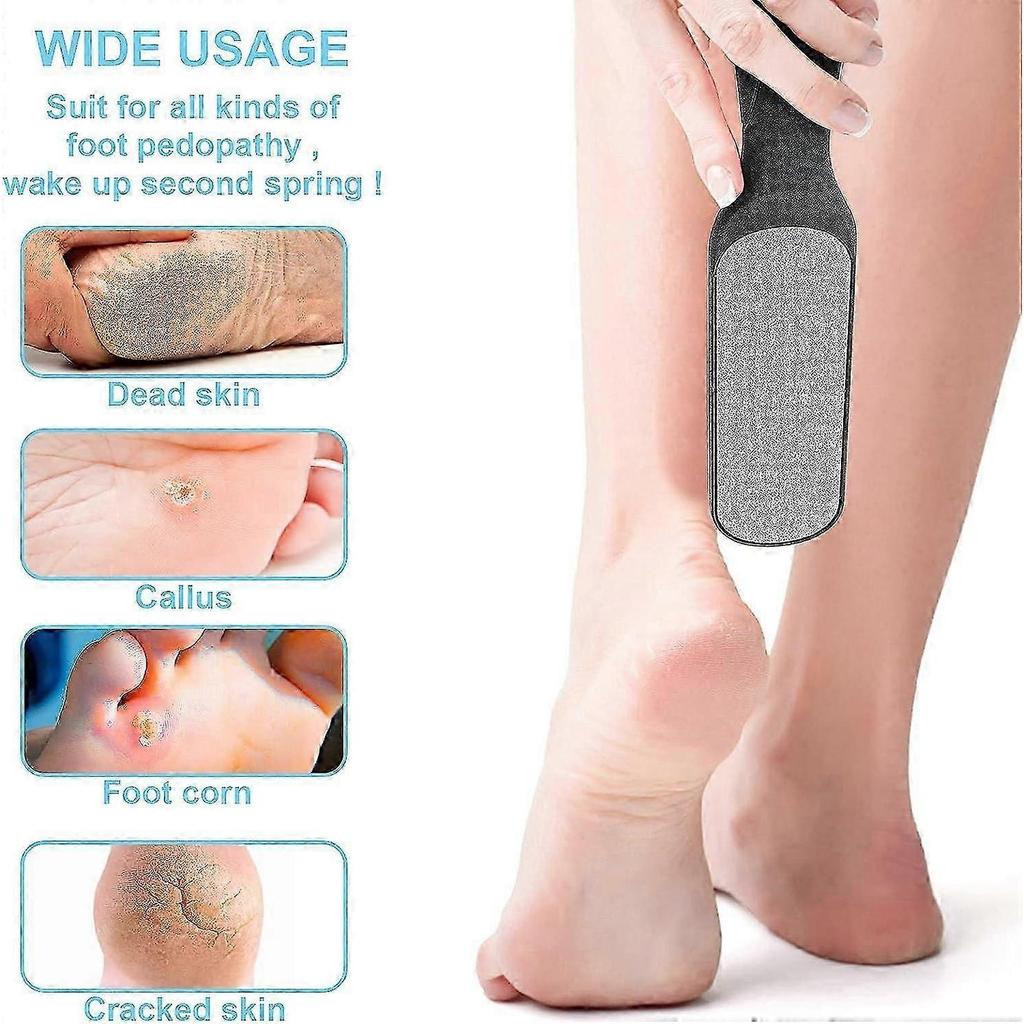 Foot Scraper for Dead Hard Skin, Professional Heel Scraper for Feet, Reusable Stainless Steel Colossal Foot Rasp.