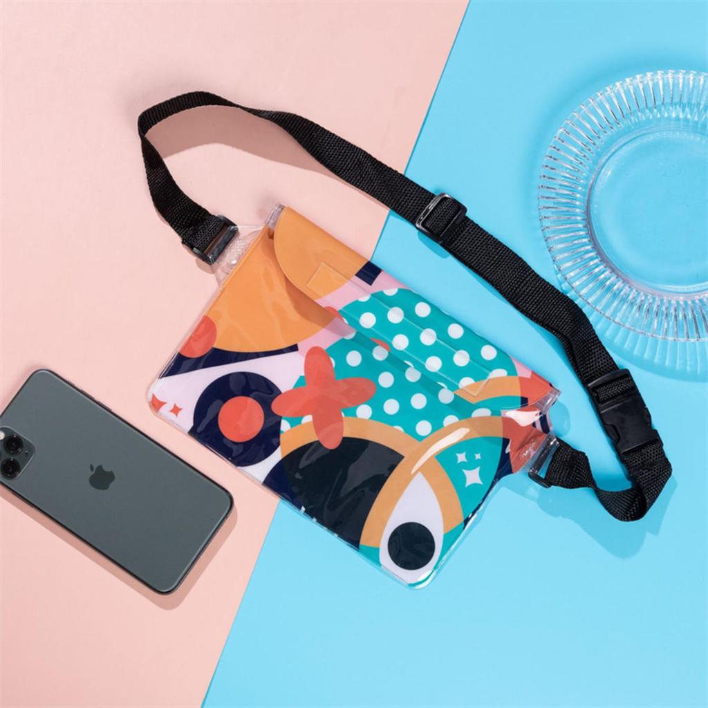Waterproof Swimming Bag Sealing Drift Diving Waist Pack Skiing Phone Case Cover Dry Shoulder Bag for Beach Boat Sport