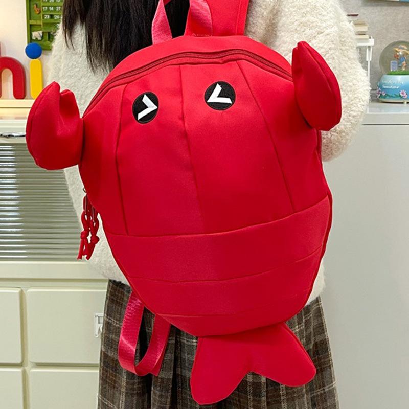 2025 autumn new high-value personality trendy cool ins funny creative cartoon shark backpack lightweight backpack