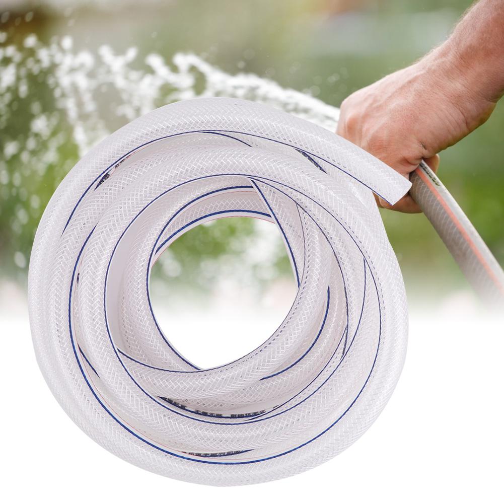 8/12mm PVC Verstärkter Flexibler Geflechtschlauch Klarer Schlauch für Gartenbewässerung