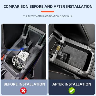 Für Seat Leon MK4 KL1 KL8 für Cupra Formentor 2025 Konsole Armlehnenbox Aufbewahrungsfach Platte Halter Organizer Innenraumzubehör