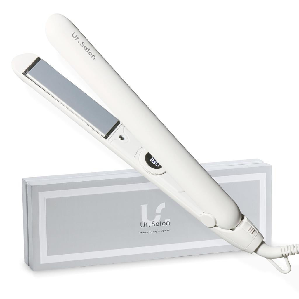 Hair Iron 28mm Glossy Silk Plate No instant moisture evaporation Reduces damage to in increments Compatible with overseas countries Negative ion