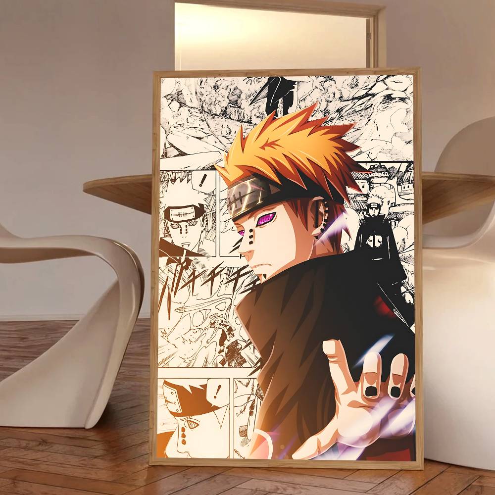 Anime Characters N-Nagato P-Pain Posters HD Print Vintage Wall Art Decor for Home Study Room