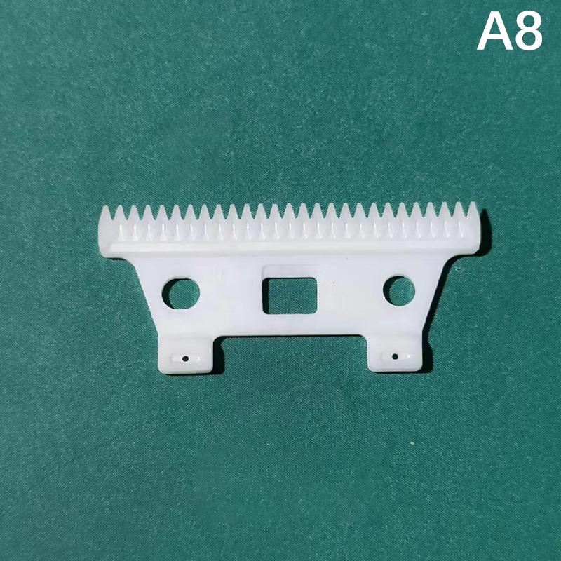 Mașină de tuns ceramică cu 2 găuri cu dinți eșalonați, cu lamă mobilă, fără fir, cu lamă înlocuibilă pentru mașină de tuns