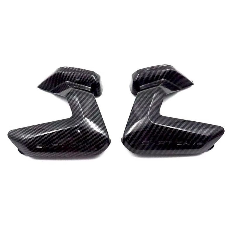 For BMW R1250GS ADV Cylinder Head Engine Guard Spark Plug Cover For BMW R1250GS ADV Motorcycle Accessories Carbon Carbon Fiber Pattern
