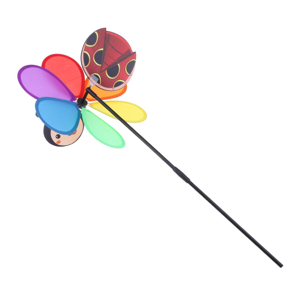 Vane Colorful Windmill Chime Whirligig Rotator Toys Children