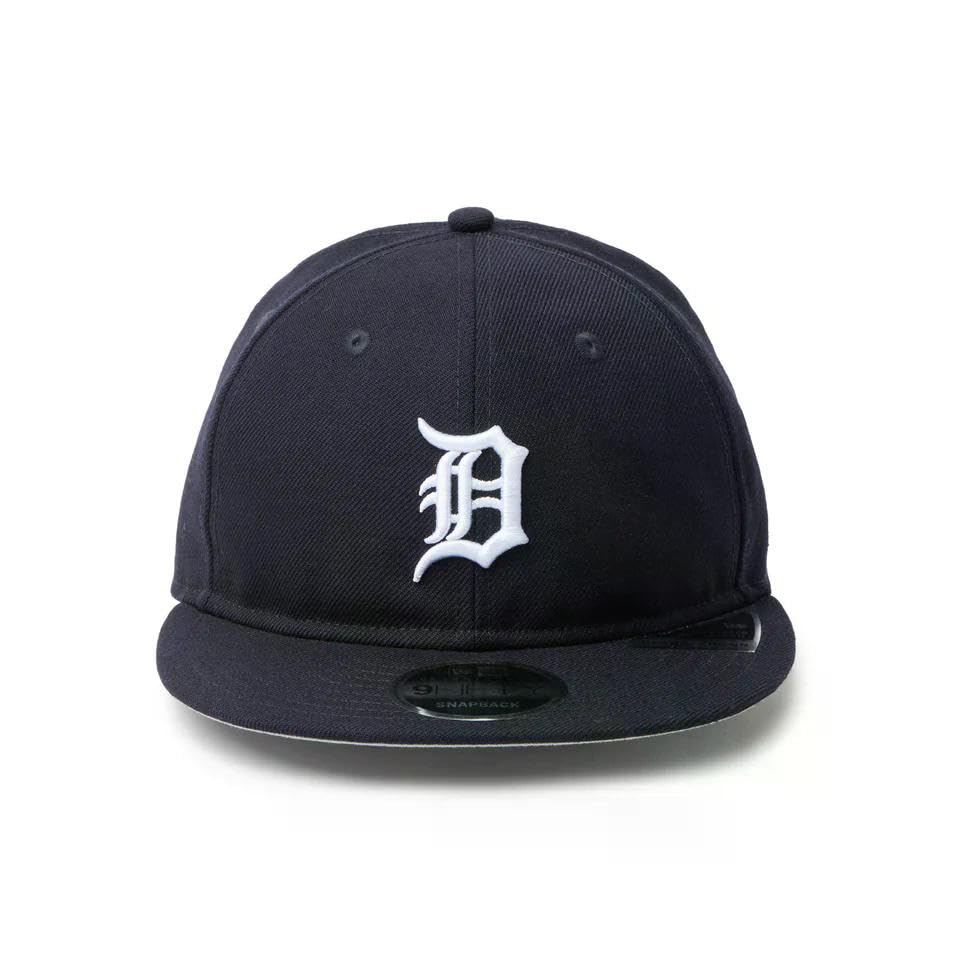 New Era RC9FIFTY Detroit Tigers MLB Flacher Schirm Snapback One Powered by GORO Einheitsgröße Kappe, Marineblau, Größe (MIN-NANO), Herren/Damen, [Gebraucht]