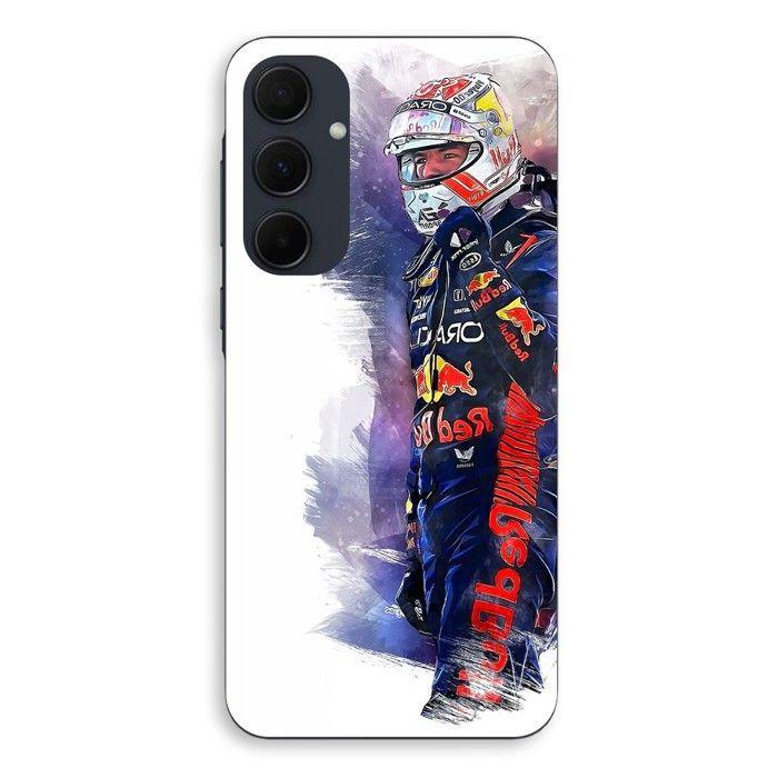 Coque de téléphone - MANIACASE - Samsung galaxy A55 - Silicone - Souple - F1 Max verstappen Wallpaper