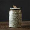 Ceramic Tea Caddies Coarse Pottery Moisture-proof Canisters Sealed Can Storage Tank Food Container